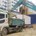 Truck in Construction Site