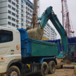 Truck in Construction Site