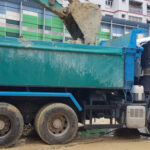 Truck in Construction Site